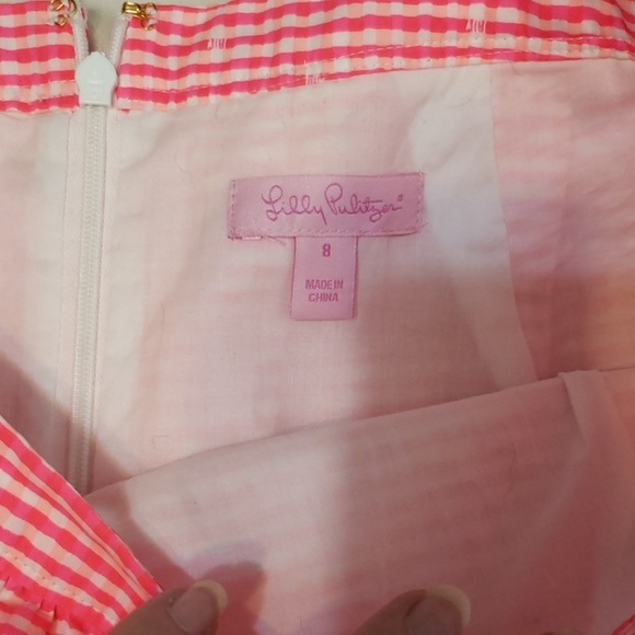 Lilly Pulitzer NWOTpink and orange scalloped skirt - Picture 6 of 6